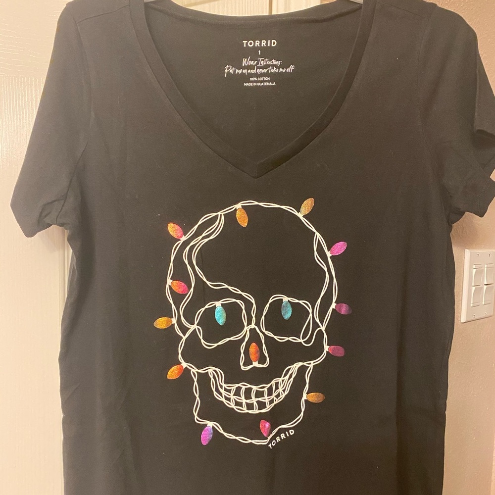 Torrid holiday shirt, size 1